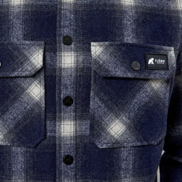 Chemise Trekking Merino Men - Blue - Fjork Merino