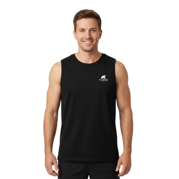 Débardeur Weisshorn Men - Black Laax - Fjork Merino