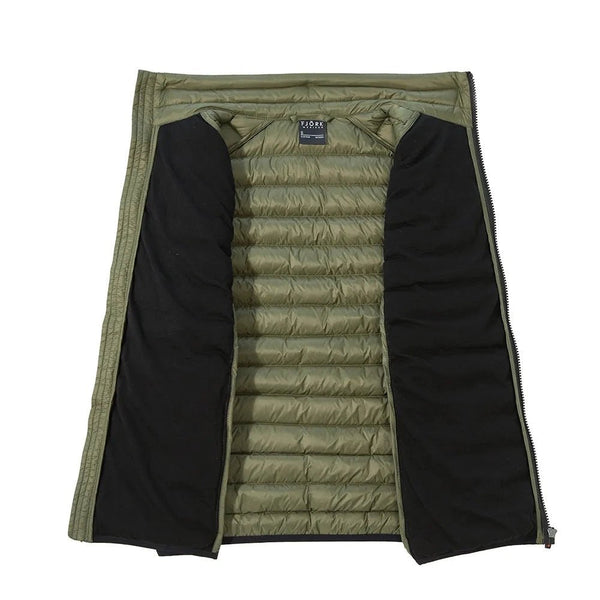 Doudoune sans manches Merino Nordend Women (2023) - Green Gstaad - Fjork Merino