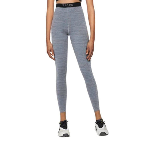 Legging Bjork 210 Women (2022) - Grey Saas Fee - Fjork Merino