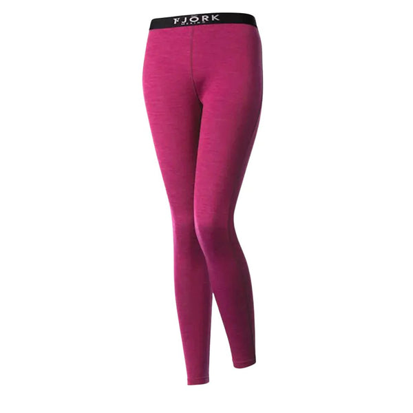 Legging Bjork 210 Women - Pink Montana - Fjork Merino