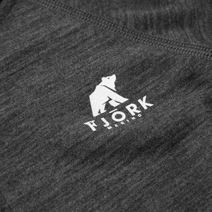 One piece Merino 300 Kids (pré - commande) - Grey Zinal - Fjork Merino