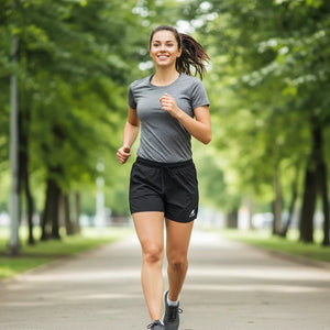 Short Running Women - Black Laax - Fjork Merino