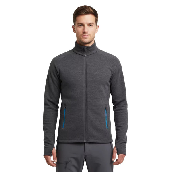 Veste Ultra 300 Men (Sans capuche) - Grey Zinal - Fjork Merino