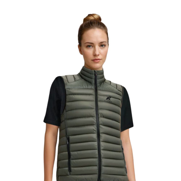 Ärmellose Daunenjacke Merino Nordend Damen