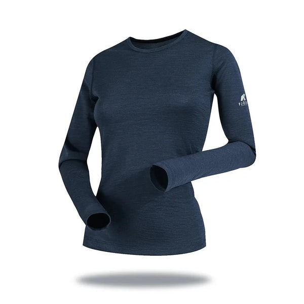 Bjork 210 Women ♻️ - FJORK Merino - Blue St Moritz - Baselayers