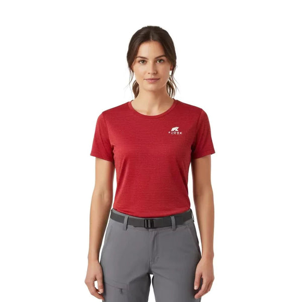 Bjork MC 140 Women (2022) - Red Verbier - Fjork Merino