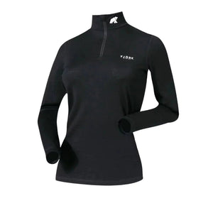 Bjork Zip 210 Women - Black Laax - Fjork Merino