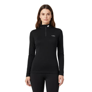 Bjork Zip 210 Women - Black Laax - Fjork Merino