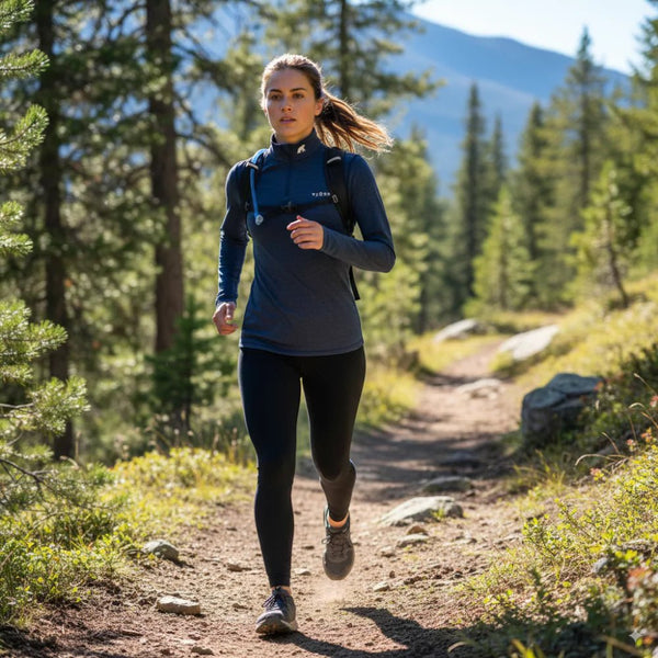 Bjork Zip 210 Women - Blue St Moritz - Fjork Merino