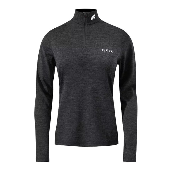 Bjork Zip 210 Women - Grey Zinal - Fjork Merino