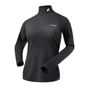 Bjork Zip 210 Women - Grey Zinal - Fjork Merino