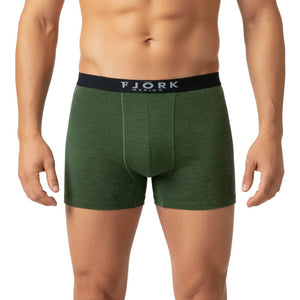Boxers Strahlorn - Pack de 2 - Kaki / Black - Fjork Merino