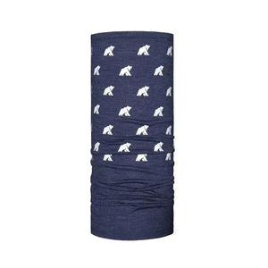 Cache cou réversible - Blue St Moritz - Fjork Merino