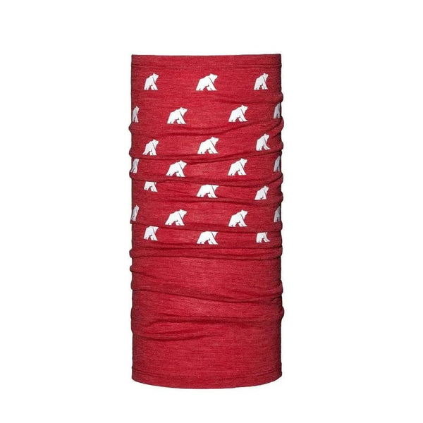 Cache cou réversible - Red Verbier - Fjork Merino