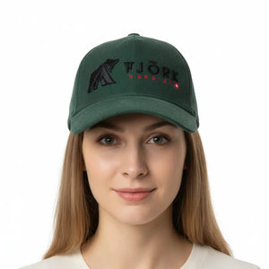 Casquette Baseball Fjork Merino - Kaki / Black logo - Fjork Merino