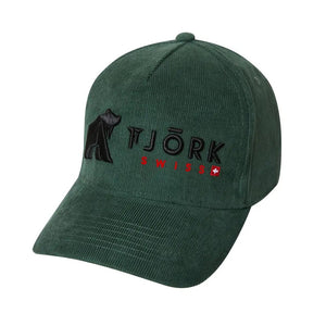 Casquette Baseball Fjork Merino - Kaki / Black logo - Fjork Merino