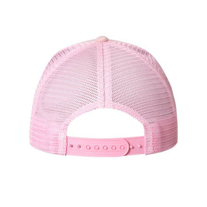 Casquette Baseball Fjork Merino - Pink / White logo - Fjork Merino