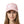 Casquette Baseball Fjork Merino - Pink / White logo - Fjork Merino