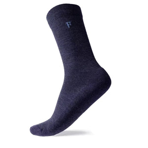 Chaussettes City - Pack de 3 paires - Navy - Fjork Merino