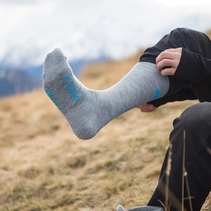 Chaussettes Classic Cut - Pack de 3 paires - Grey Saas Fee - Fjork Merino