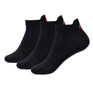 Chaussettes Low Cut - Pack de 3 paires - Black Laax - Fjork Merino