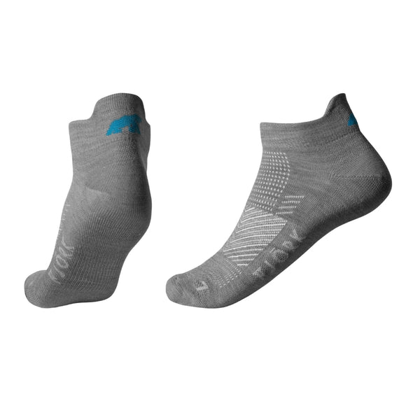 Chaussettes Low Cut - Pack de 3 paires - Grey Saas Fee - Fjork Merino