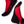 Chaussettes Pro Team SKI 90 Kids - Pack de 2 paires - Rouge et Noir - Fjork Merino