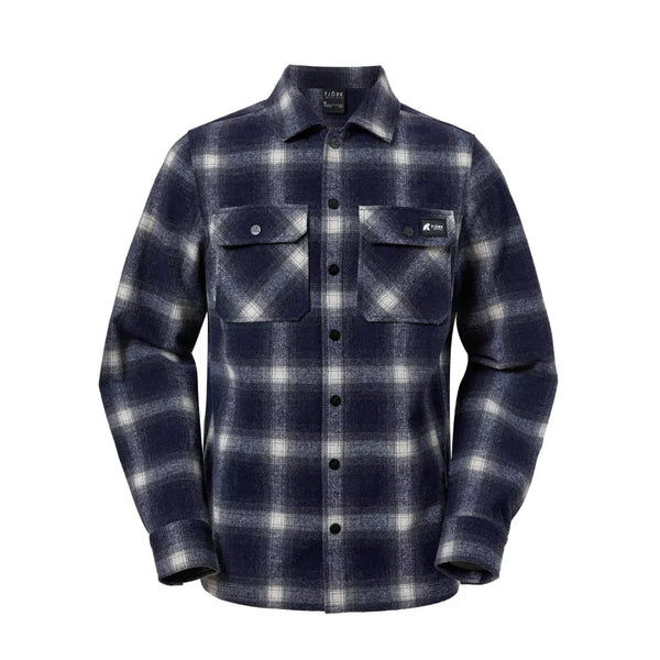 Chemise Trekking Merino Men - Blue - Fjork Merino