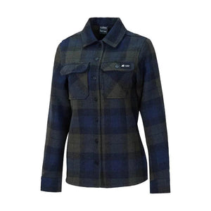 Chemise Trekking Merino Women - Green Blue - Fjork Merino