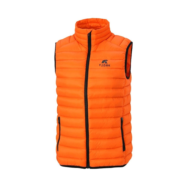 Doudoune sans manches Merino Nordend Women (2023) - Orange Arosa - Fjork Merino