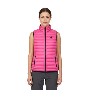 Doudoune sans manches Merino Nordend Women - Pink Montana - Fjork Merino