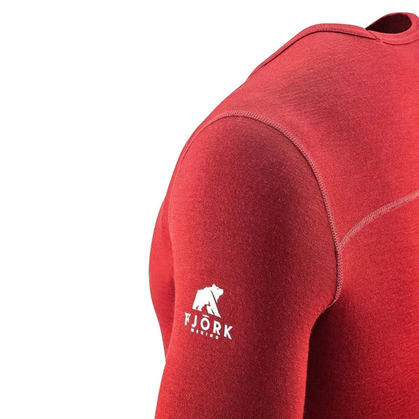 Finn 210 Men (2022) - Red Verbier - Fjork Merino