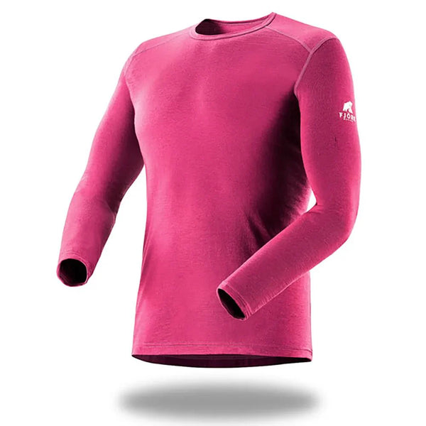 Finn ML 140 Men ♻️ - FJORK Merino - Pink Montana - Baselayers