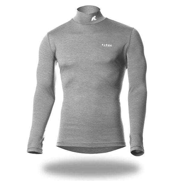 Finn Roll 210 Men 📦 - Grey Saas Fee - Fjork Merino