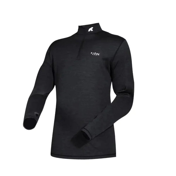 Finn Zip 210 Men - Black Laax - Fjork Merino