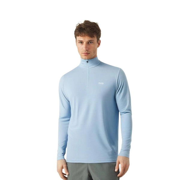 Finn Zip 210 Men - Blue Aletsch - Fjork Merino