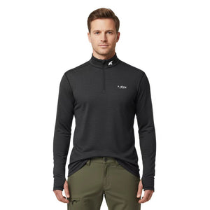 Finn Zip 210 Men - Grey Zinal - Fjork Merino