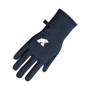 Gants de running Bishorn - Blue St Moritz - Fjork Merino