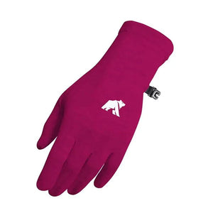 Gants de running Bishorn - Pink Montana - Fjork Merino