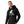 Hoodie Titlis Men - Black / White logo - Fjork Merino