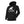 Hoodie Titlis Women - Black / White logo - Fjork Merino