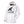 Hoodie Titlis Women - White / Black logo - Fjork Merino