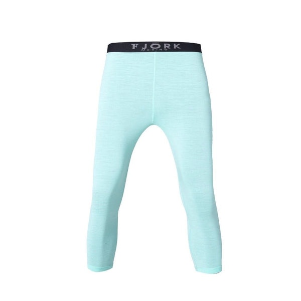 Legging Bjork 210 3/4 Women (2024) - Green Engelberg - Fjork Merino