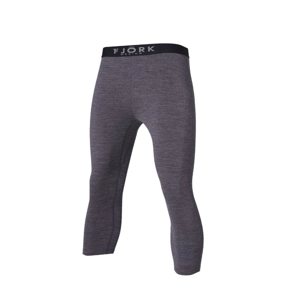 Legging Bjork 210 3/4 Women (2024) - Grey Zinal - Fjork Merino