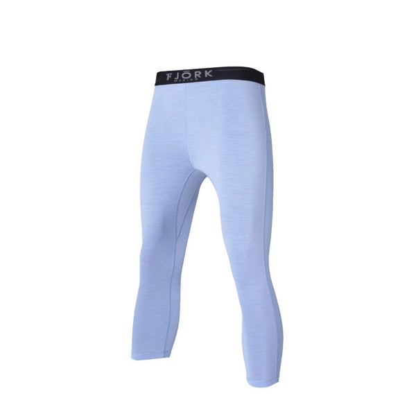 Legging Bjork 210 3/4 Women - Blue Aletsch - Fjork Merino