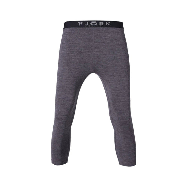 Legging Bjork 210 3/4 Women - Grey Zinal - Fjork Merino