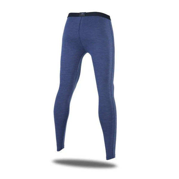 Legging Bjork 210 Women ♻️ - FJORK Merino - Blue St Moritz - Leggings