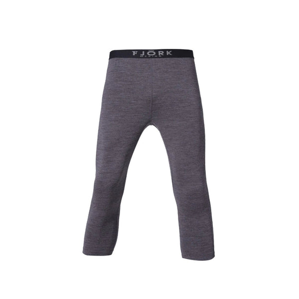 Legging Finn 210 3/4 Men (2024) - Grey Zinal - Fjork Merino
