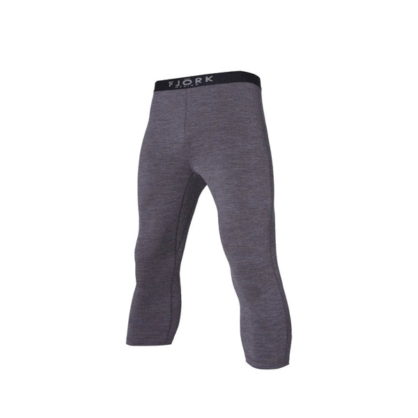 Legging Finn 210 3/4 Men - Grey Zinal - Fjork Merino